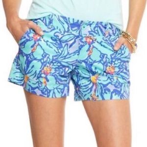 Lilly Pulitzer Blue Mai Tai Callahan Shorts